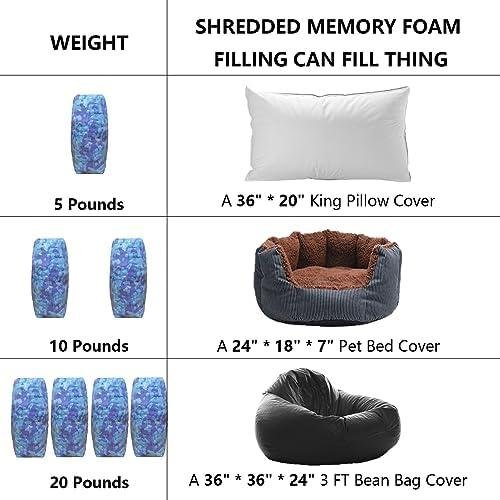 YTAYPP Shredded Memory Foam Review: Soft, Fluffy Bean Bag Filler