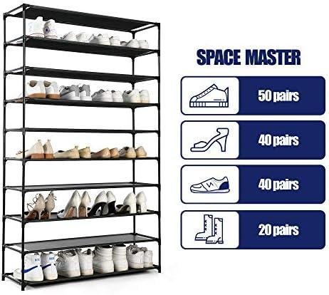 HODYANN Shoe Tower Review: 10 Tiers Shoe⁣ Rack for Entryway