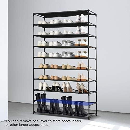 HODYANN Shoe Tower Review: 10 Tiers Shoe Rack for Entryway