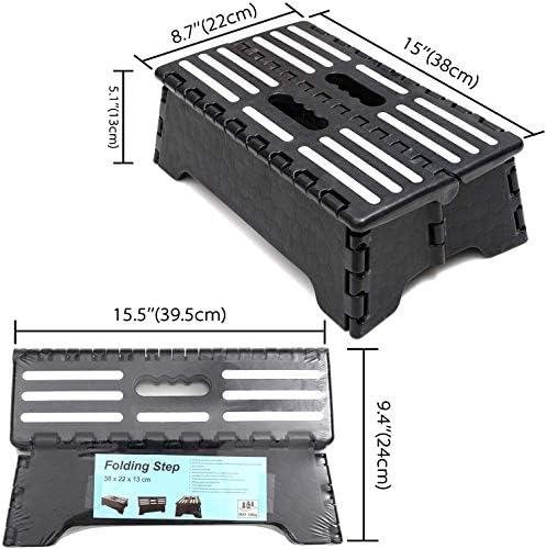 Portable Folding⁢ Step‍ Stool Review: Lightweight & Sturdy for Kitchen, Bathroom, and More