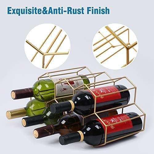 Review: ⁣Urban Deco Small Gold Wine Rack - Elegant & Space-Saving Storage Solution