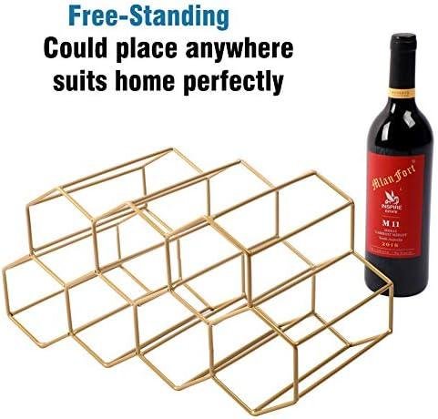 Review:​ Urban Deco Small Gold Wine Rack‌ - Elegant & Space-Saving Storage Solution