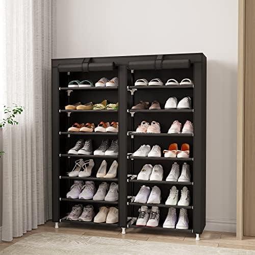 Review: Shoe Rack Storage Organizer - ‍Holds up to 28 Pairs, Portable, High Quality