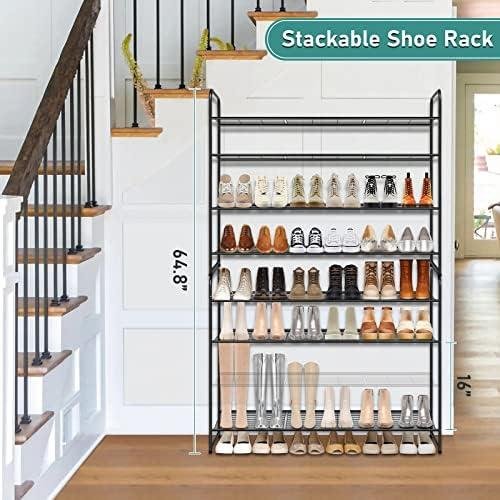 Review: SLEEPING LAMB 4 Tier Long Shoe ⁣Organizer - Spacious, Sturdy, and Easy to Assemble