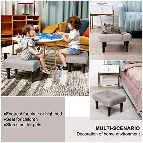 HOUCHICS Small Footstool Ottoman:‍ A Stylish and⁤ Functional Addition to Any Room