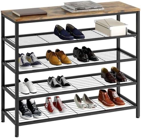 Review: usikey⁤ 5-Tier Shoe Rack -⁢ Industrial‌ Storage Organizer