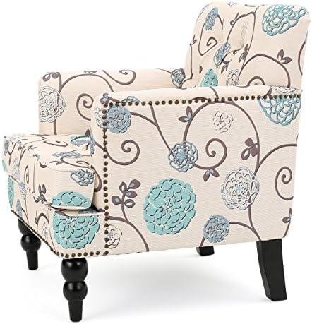 Review:​ Christopher Knight Home Harrison‍ Club Chair in White & Blue ⁤Floral