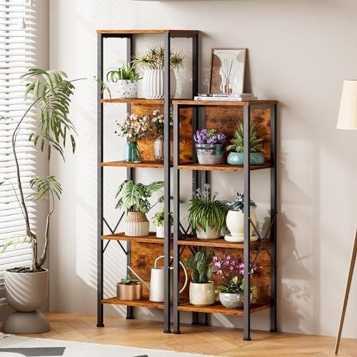 Furologee 5 Tier Bookshelf Review: Space-Saving, Versatile, and Sturdy!