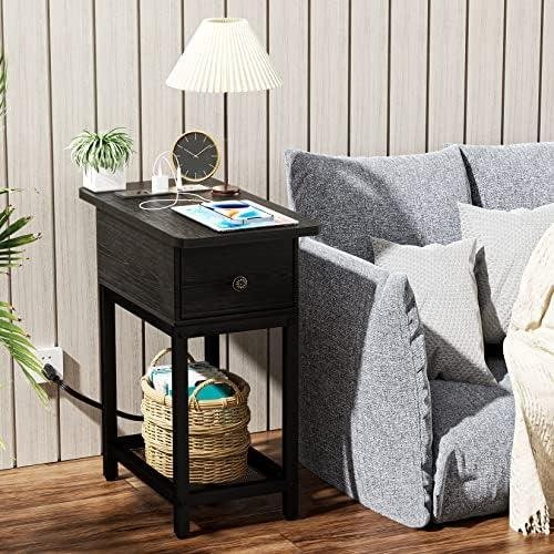 Yenlure⁢ End Table with Charging Station Review: Practical and Stylish