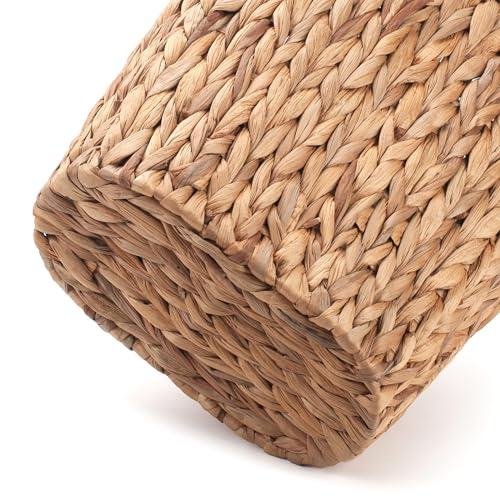 YANGQIHOME Handwoven Wicker Trash Can Review: ‌Stylish & Sustainable Waste Solution